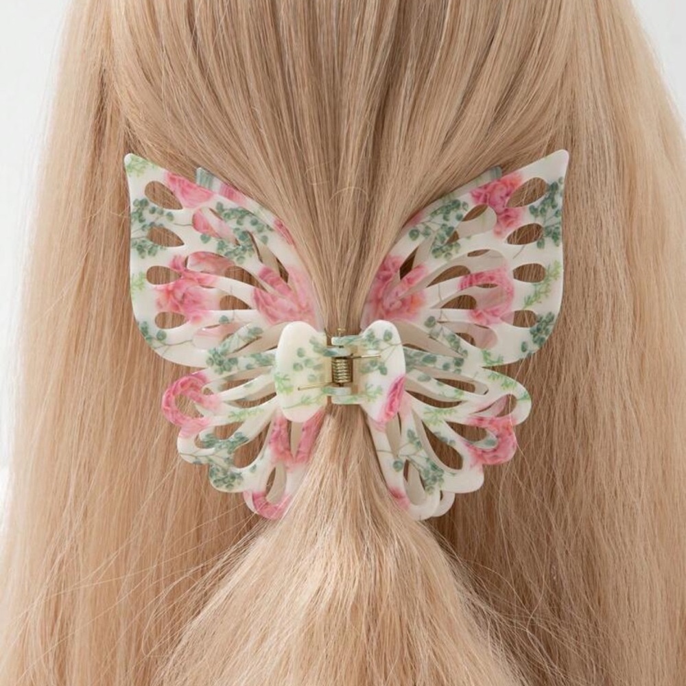 New large butterfly hair claw